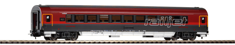 PIKO 57643 - H0 - Schnellzugwagen 2.Kl. Railjet der ÖBB; Ep. VI